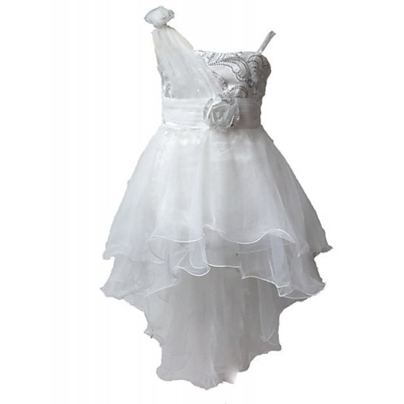 Girl's Solid Sleeveless Princess Dress,P...