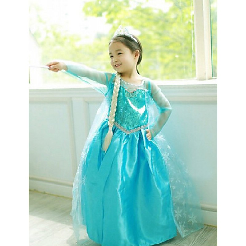 Gils Snowflake Printed Princess Dress  