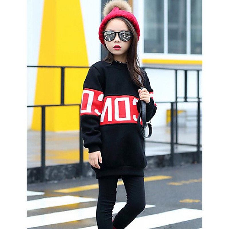 Girl Going out Casual/Daily Solid Hoodie...
