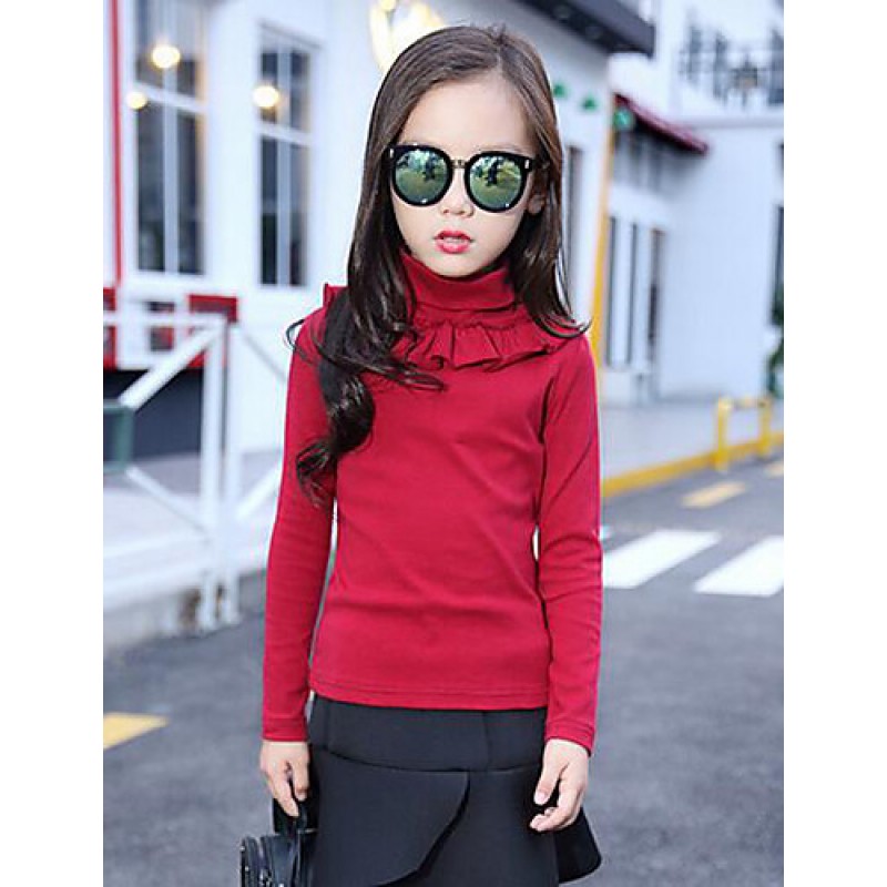 Girl Casual/Daily Solid Sweater & Ca...