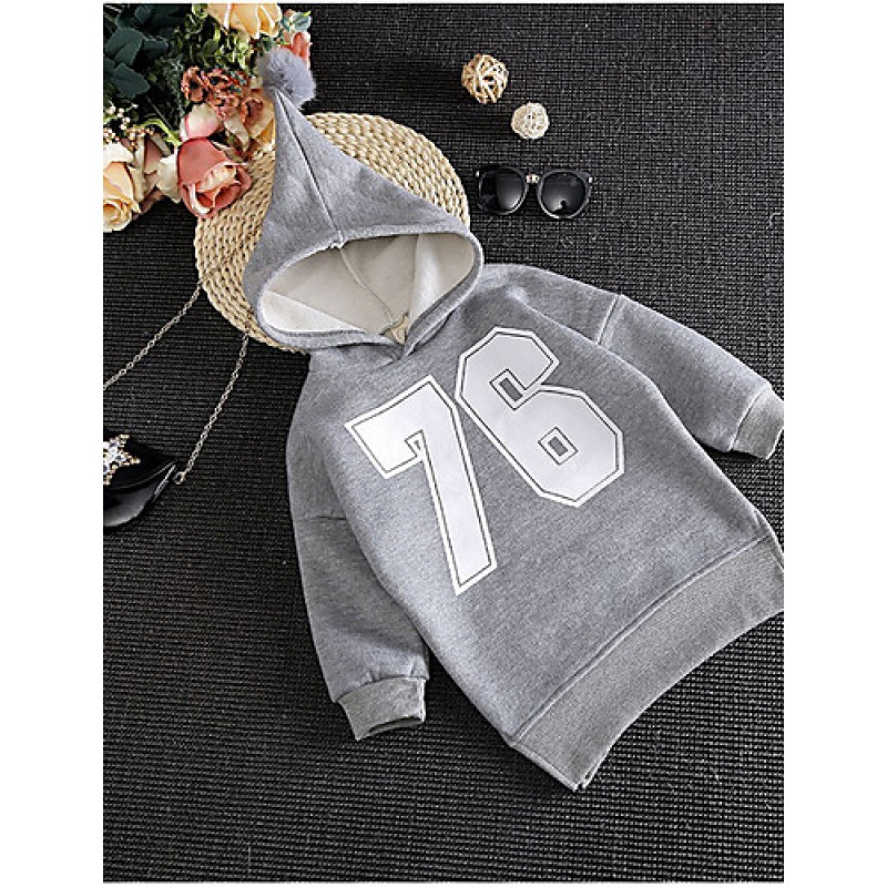 Unisex Casual/Daily Print Hoodie & Sweatshirt,Cotton / Rayon Winter / Spring / Fall Long Sleeve  