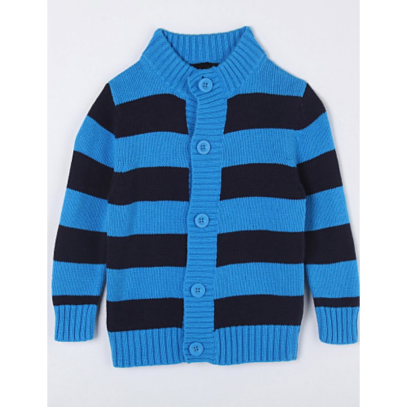 Casual/Daily Striped Sweater & Cardi...