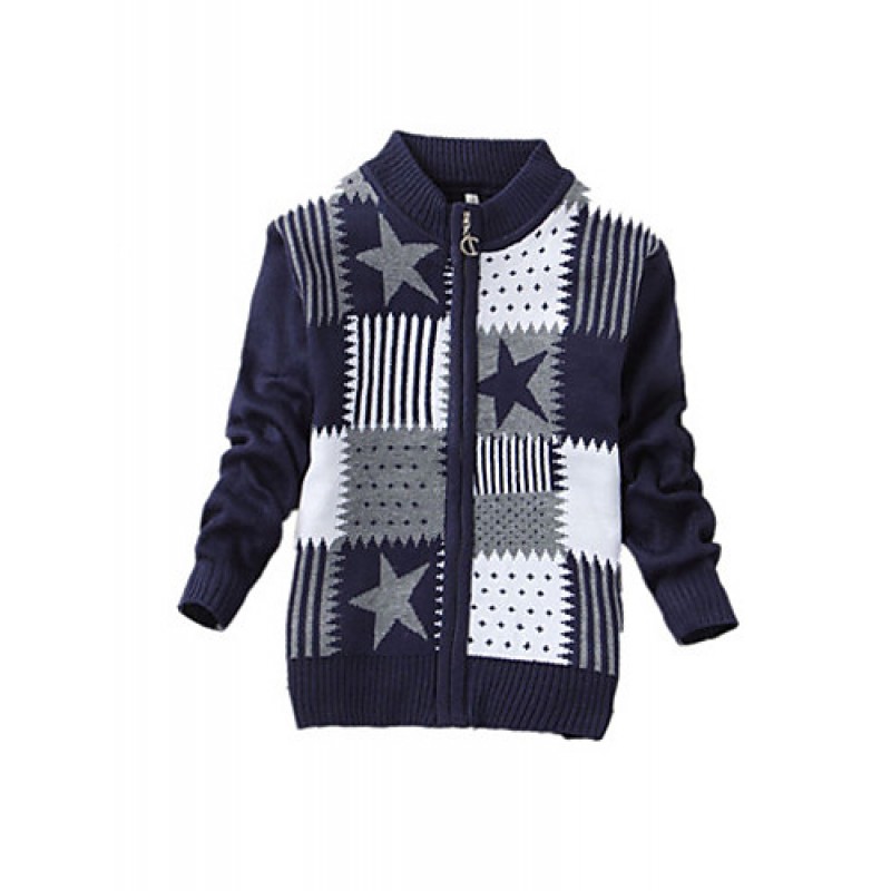 Boy's Casual/Daily Print Sweater & C...