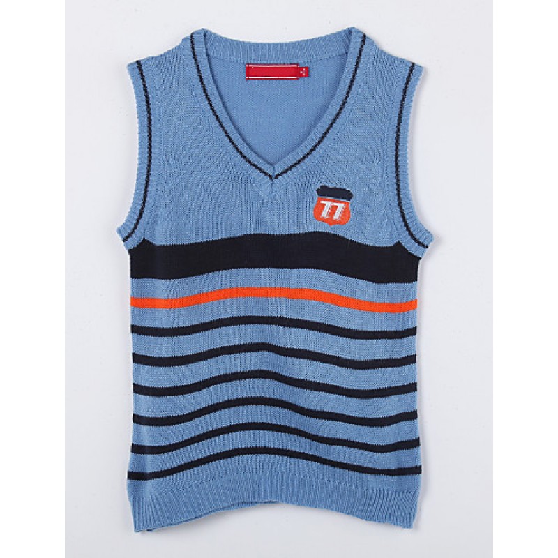 Boy's Casual/Daily Color Block Sweater &...
